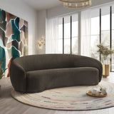 Hyde Brown Boucle Fabric Sofa 693Brown-S Meridian Furniture