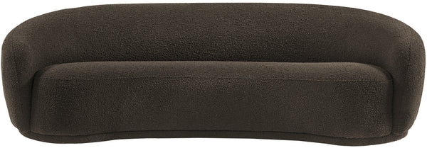Hyde Brown Boucle Fabric Sofa 693Brown-S Meridian Furniture