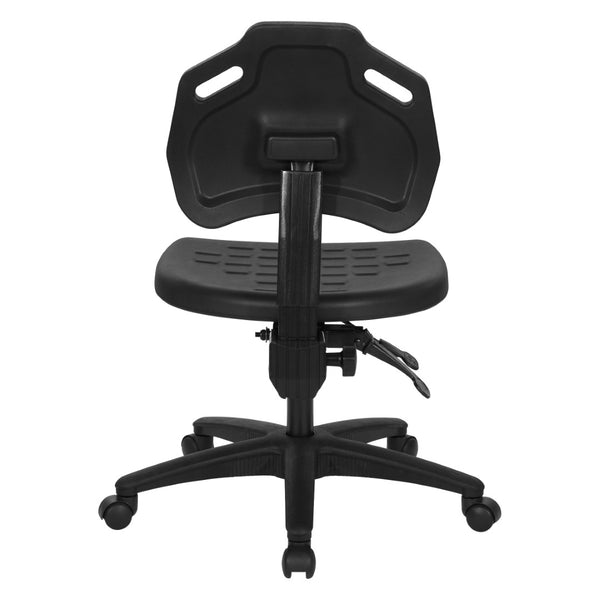OSP Home Furnishings Task Chair with Ergonomic Lumbar Support Urethane Seat Greenguard Certified for Office Use KH81303