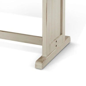 English Elm Orso Solid Mahogany Farmhouse Dining Table Seats Six with Trestle Base B056P416964