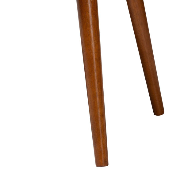 Baxton Studio Baxton Studio Flora Mid-Century Modern Light Grey Upholstered Dining Bench with Oak Finish Charm Flora-Medium Oak-Bench