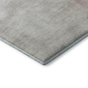 HomeRoots 5' X 8' Modern Abstract Beige Gray Silver Area Rug - Stain-Resistant, UV Protected, Durable Design 694166