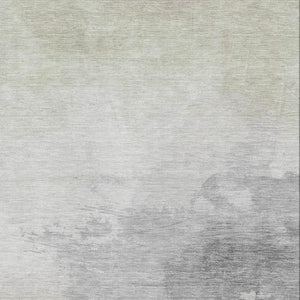 HomeRoots 5' X 8' Modern Abstract Beige Gray Silver Area Rug - Stain-Resistant, UV Protected, Durable Design 694166