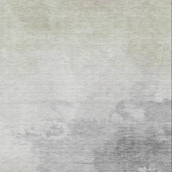 HomeRoots 5' X 8' Modern Abstract Beige Gray Silver Area Rug - Stain-Resistant, UV Protected, Durable Design 694166