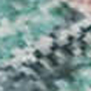 HomeRoots 10' Pink and Teal Floral Washable Area Rug - Durable, UV Protected, Non-Slip for Everyday Living 694334