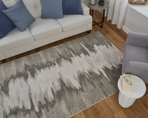 Feizy Rugs Micah Abstract Geometric Area Rug Woven Polyester Blend for Large Living Spaces 69439LQFIVYSLVJ00