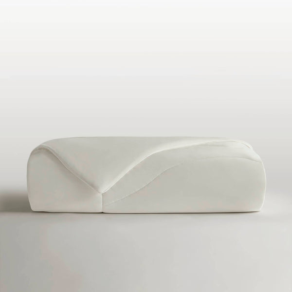English Elm 1-piece King Reversible Tencel Fill Comforter with Sculptural Weave Cooling Texture White B035P408274