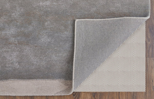 Feizy Rugs Anya Modern Watercolor-inspired Hand-tufted Wool And Viscose Rug For Contemporary Spaces Ivory,Gray Wool,Viscose Any8921fgryivye10