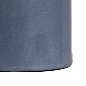 Chelsea House Destin Hand-Painted Navy Ceramic Table Lamp With Polished Nickel Accents — 30.5" Tall Transitional Elegance 69457