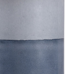 Chelsea House Destin Hand-Painted Navy Ceramic Table Lamp With Polished Nickel Accents — 30.5" Tall Transitional Elegance 69457