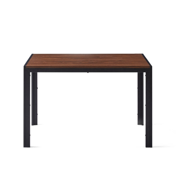 HomeRoots 47" Stylish Brown and Black Wood Coffee Table - Modern Design, Durable, Functional Centerpiece for Any Room 694684