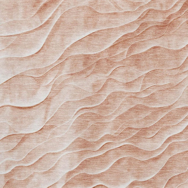 HomeRoots 5' X 8' Coral and Ivory Abstract Area Rug – Stylish, Washable, UV-Protected for Busy Homes & Kids 694775