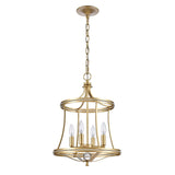 Noura 15.5'' Wide 4-Light Pendant - Champagne Gold 69484/4 Elk Lighting