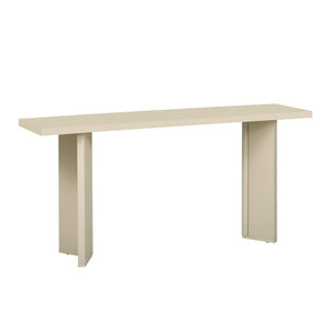 HomeRoots 63" Beige Wood Coffee Table – Stylish & Durable Centerpiece for Modern Living Rooms & Offices 694843