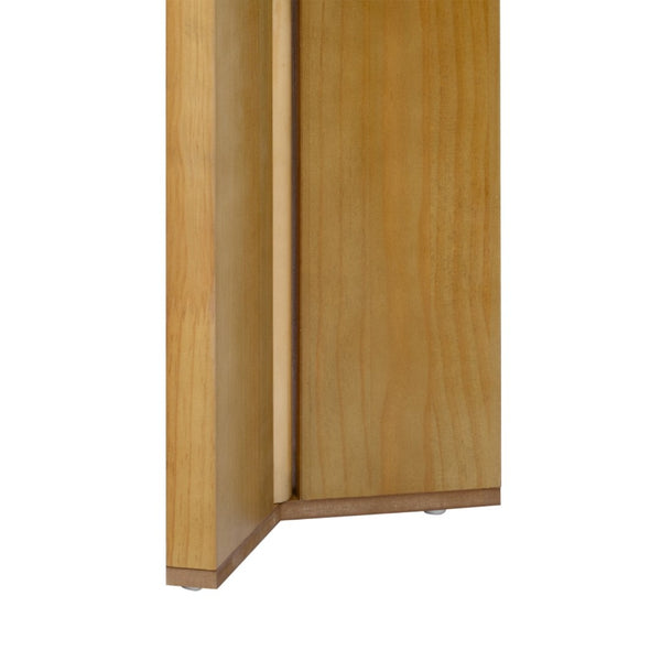 HomeRoots 63" Natural Wood Coffee Table - Elegant Centerpiece with Modern Design for Living Rooms & Offices 694844