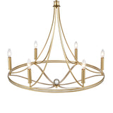 Noura 31.5'' Wide 6-Light Chandelier - Champagne Gold 69485/6 Elk Lighting