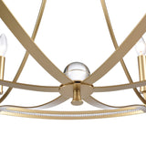 Noura 31.5'' Wide 6-Light Chandelier - Champagne Gold 69485/6 Elk Lighting