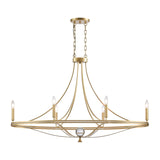 Noura 46.5'' Wide 6-Light Linear Chandelier