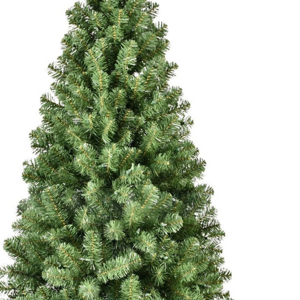 HomeRoots 7' White Pre Lit Full Fir Christmas Tree - Lifelike, Energy-Efficient Design for a Festive Holiday Glow 84 694881