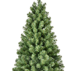 HomeRoots 7' White Pre Lit Full Fir Christmas Tree - Lifelike, Energy-Efficient Design for a Festive Holiday Glow 108 694883