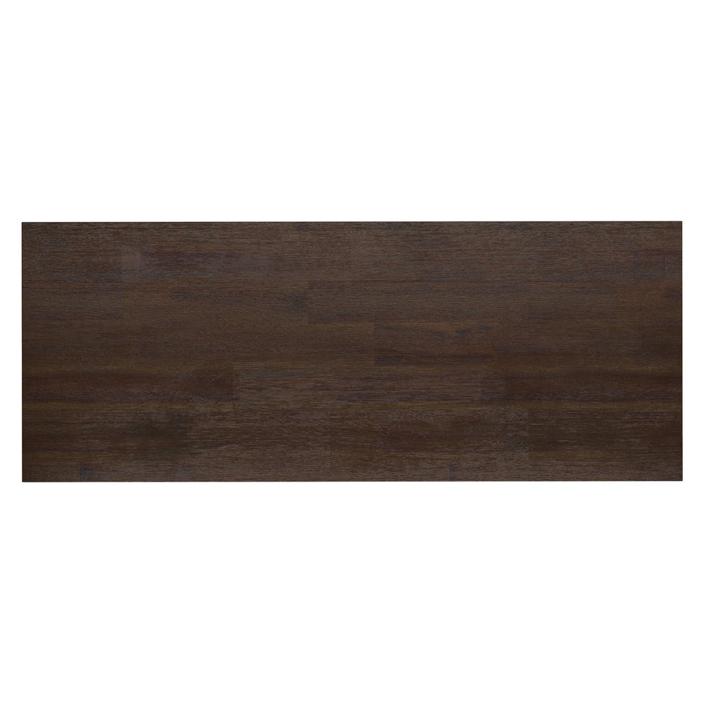 English Elm Lowry - Industrial-Style Desk In Distressed Hickory Brown With Metal Accents & Ample Storage Space B136P158878