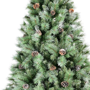 HomeRoots 7.5' Lifelike Full Pine Christmas Tree - Easy Assembly, Durable, Customizable Décor for Holidays! 694927