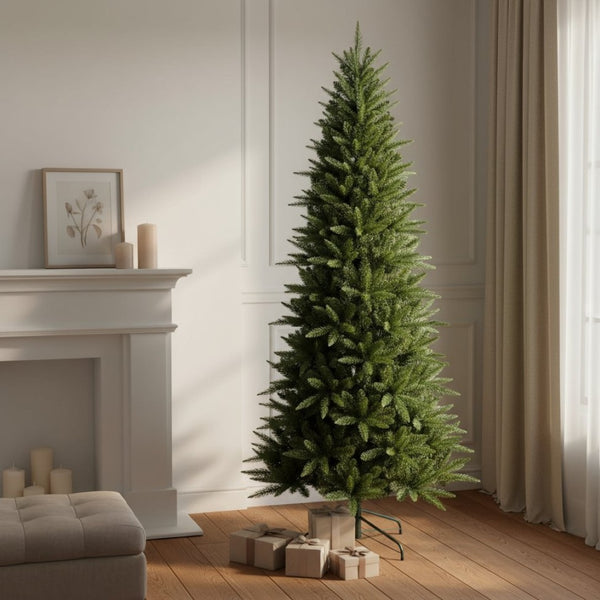HomeRoots 6' Full Fir Christmas Tree - Lifelike Holiday Centerpiece with Easy Setup, Durable Design & Versatile Style 72 694933