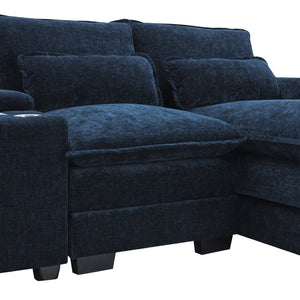 English Elm 8004aac-package Stylish Accent Furniture Set for Modern Living Spaces Blue N723P240821C