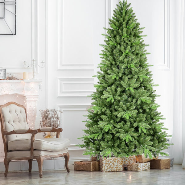 HomeRoots 6' Full Fir Christmas Tree - Lush, Easy-Setup Holiday Centerpiece with 1,168 Branch Tips for All Spaces 695075