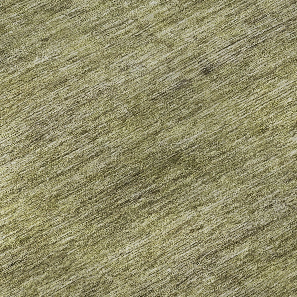 HomeRoots 10' X 14' Stylish Artichoke Green Area Rug - Machine-Washable, UV Protected, Perfect for Homes! 695090