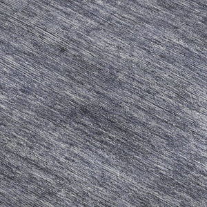 HomeRoots 10' X 14' Denim Blue, Ivory & Gray Striped Washable Area Rug - Durable, Stain Resistant & UV Protected! 695102