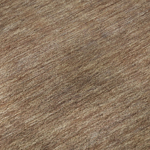 HomeRoots 8' X 10' Stylish Salmon Rust and Gray Striped Washable Area Rug with UV Protection & Non-Slip Backing 695130