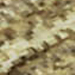 HomeRoots 9' X 12' Striped Wheat Gold & Linen Washable Area Rug - Durable, UV-Protected, Easy Care for Homes 695149