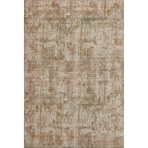 HomeRoots 5' X 8' Beige and Taupe Abstract Washable Area Rug with UV Protection for Modern Living Spaces 695272