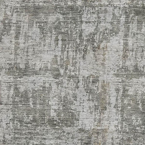 HomeRoots 8' X 10' Stylish Pewter & Beige Abstract Area Rug – Washable, UV Protected, Non-Slip, Durable Design 695286
