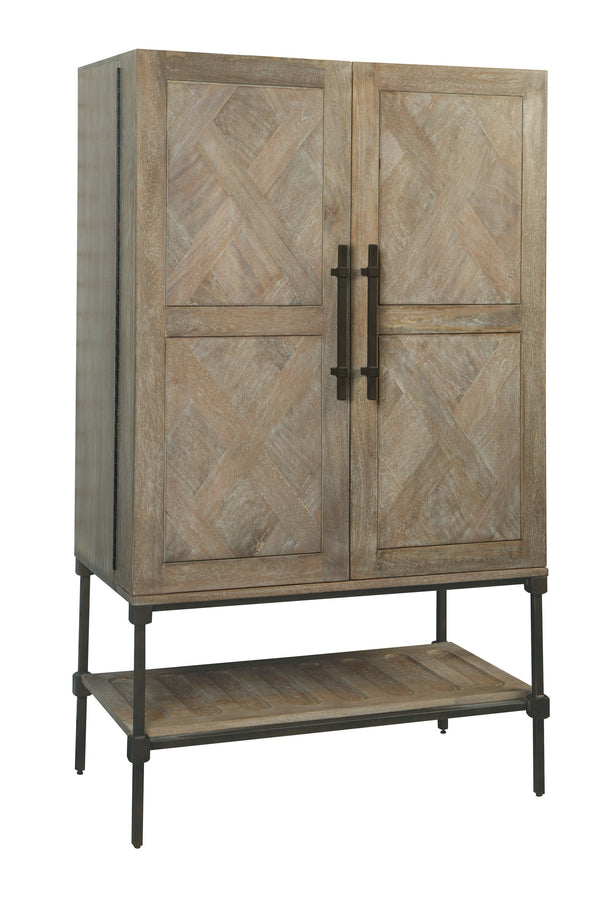 Hekman Furniture 695336 Abel Wine & Bar Cabinet With Distinctive Design, Ample Storage, And Automatic Lighting Features  Abel Wine & Bar Cabinet 695336