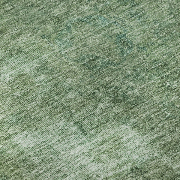 HomeRoots 5' X 8' Sage and Teal Abstract Area Rug - Washable, Stain Resistant with UV Protection for Any Space 695344