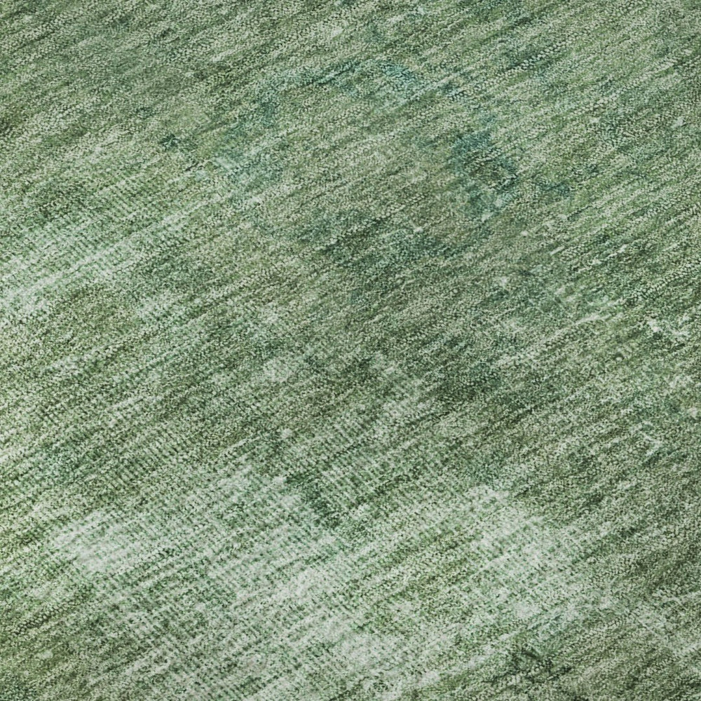 HomeRoots 9' X 12' Sage and Teal Abstract Area Rug - Durable, Washable, UV-Protected, Stylish Home Accent 695347