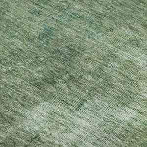 HomeRoots 9' X 12' Sage and Teal Abstract Area Rug - Durable, Washable, UV-Protected, Stylish Home Accent 695347