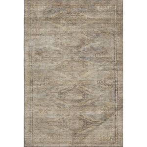 HomeRoots 9' Contemporary Abstract Geometric Area Rug in Brown, Beige & Taupe - Washable, UV Protected & Durable! 695383