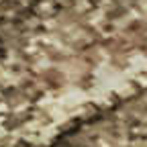 HomeRoots 8' X 10' Taupe Brown & Copper Striped Washable Area Rug with UV Protection for Stylish Living Spaces 695478