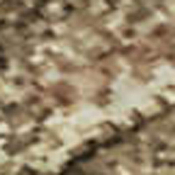 HomeRoots 8' X 10' Taupe Brown & Copper Striped Washable Area Rug with UV Protection for Stylish Living Spaces 695478