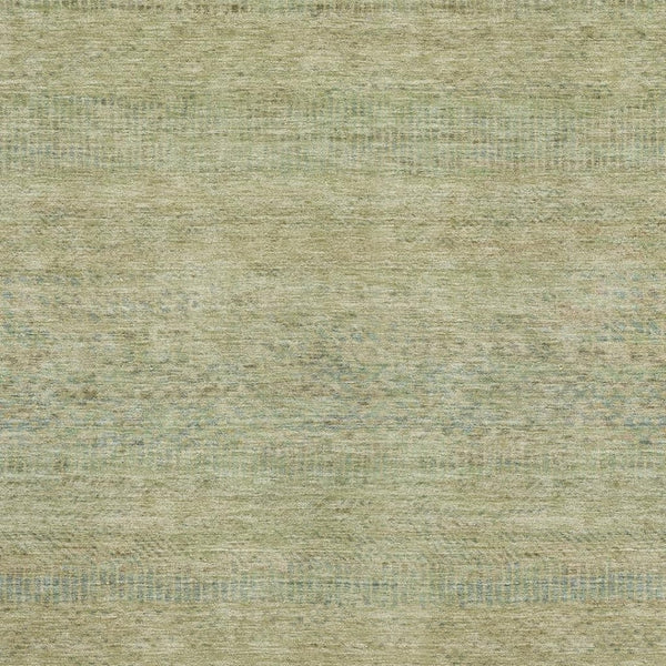 HomeRoots 10' Wheat Gold and Green Striped Washable Area Rug – Durable, UV-Protected, Family-Friendly Design! 695516