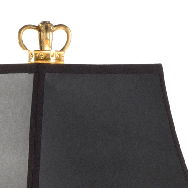 Chelsea House Chinese Dog Lamp By Jamie Merida — Sculptural Cream Ceramic Table Lamp With Antique Gold Leaf Accents And Bold Black Mount 69552