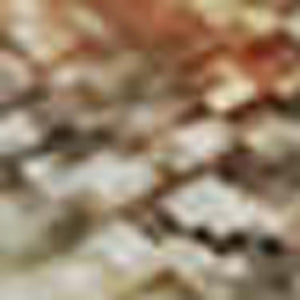HomeRoots 8' X 10' Stylish Teal, Copper & Gray Abstract Washable Area Rug – UV Protected & Stain Resistant! 695556