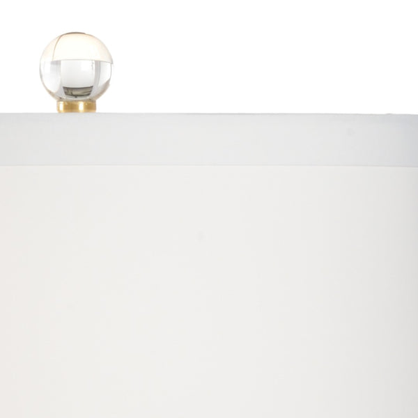 Chelsea House Small Rose Lamp With Hand-Formed Porcelain Blooms, Antique Gold Leaf Stem, Crystal Accent Light Fixture 69569