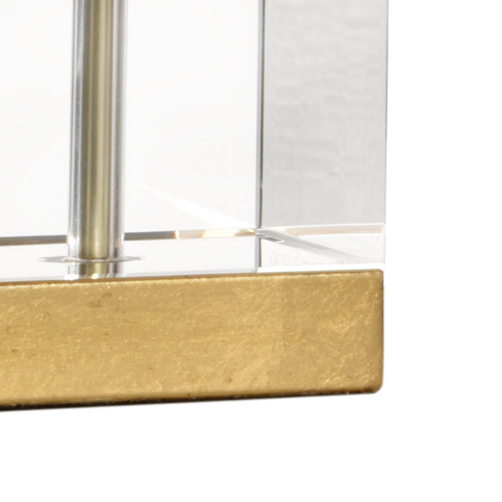 Chelsea House Large Orchid Lamp — Sculptural Porcelain Blooms With Antique Gold Stem, Crystal Accents, 30.5" Tall 69573