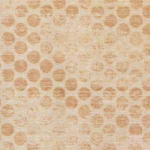 HomeRoots 10' X 14' Peach and Ivory Geometric Area Rug – Washable, UV-Protected, and Perfect for Busy Homes! 695768