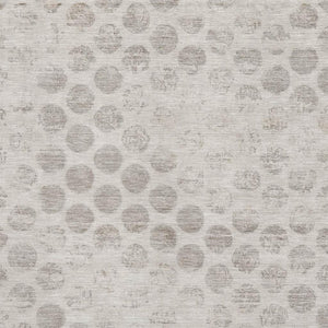 HomeRoots 9' X 12' Stylish Taupe & Beige Geometric Washable Area Rug with UV Protection & Stain Resistance 695773