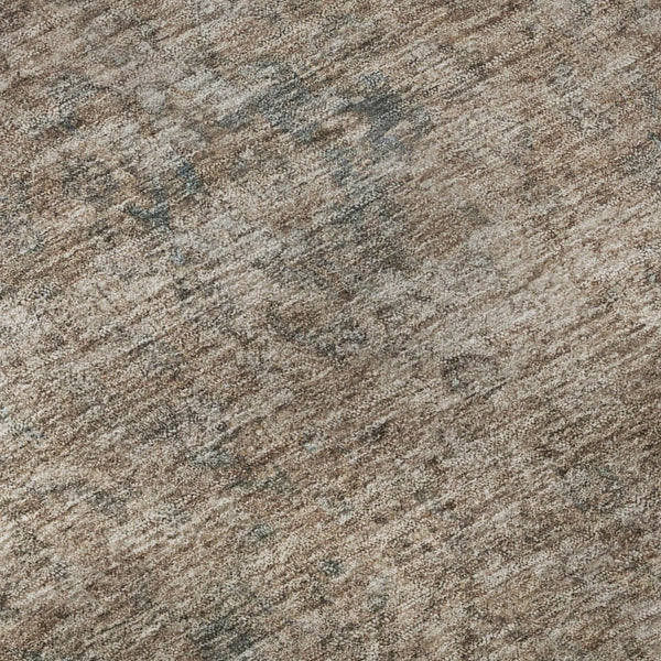 HomeRoots 9' X 12' Brown And Beige Oriental Washable Area Rug - Durable, Stain-Resistant, UV Protected Elegance 695833